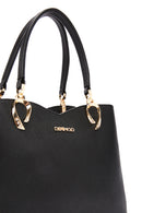 Women's Black Long Strap Shoulder Bag | Derimod Women's Black Long Strap Shoulder Bag | Derimod
