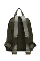 Woman Khaki Casual Backpack | Derimod Woman Khaki Casual Backpack | Derimod