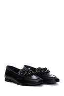 Women's Black Leather Loafer | Derimod Women's Black Leather Loafer | Derimod