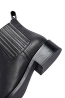 Woman Siyah Leather Chelsea Bot | Derimod Woman Siyah Leather Chelsea Bot | Derimod