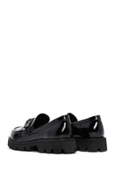 Kadın Deri Rugan Maskülen Loafer | Derimod Kadın Deri Rugan Maskülen Loafer | Derimod