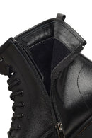 Men's Black Zippered Thick-Soled Leather Boots | Derimod Men's Black Zippered Thick-Soled Leather Boots | Derimod