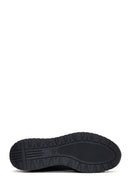 Erkek Lacivert Bağcıklı Deri Sneaker | Derimod Erkek Lacivert Bağcıklı Deri Sneaker | Derimod