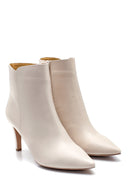 Women's Leather Thin Heeled Boots | Derimod Women's Leather Thin Heeled Boots | Derimod