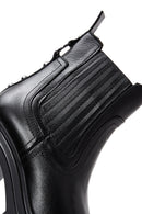 Women's Black Leather Heeled Boots | Derimod Women's Black Leather Heeled Boots | Derimod