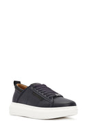 ACBC x Derimod Men's Navy Lace-Up Sneakers | Derimod ACBC x Derimod Men's Navy Lace-Up Sneakers | Derimod