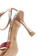 Women's Gold Ankle-Tie Thin High Heel Patterned Leather Sandal
| Derimod
Women's Gold Ankle-Tie Thin High Heel Patterned Leather Sandal
| Derimod