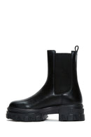 Women's Black Thick Soled Chelsea Boots | Derimod Women's Black Thick Soled Chelsea Boots | Derimod