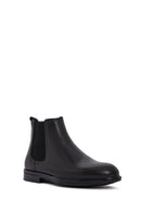 Male Black Leather Chelsea Boots | Derimod Male Black Leather Chelsea Boots | Derimod