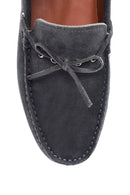 Erkek Gri Süet Deri Casual Loafer | Derimod Erkek Gri Süet Deri Casual Loafer | Derimod
