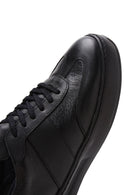 Men's Black Leather Sneaker | Derimod Men's Black Leather Sneaker | Derimod