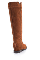 Women's Suede Leather Boots | Derimod Women's Suede Leather Boots | Derimod