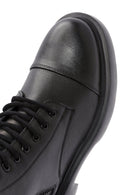 Men's Black Zippered Leather Casual Boots | Derimod Men's Black Zippered Leather Casual Boots | Derimod