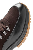 Men's Brown Lace-Up Leather Casual Boots | Derimod Men's Brown Lace-Up Leather Casual Boots | Derimod