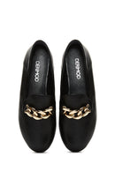 Kadın Deri Zincirli Loafer | Derimod Kadın Deri Zincirli Loafer | Derimod