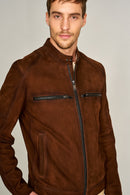 Dybala Men's Leather Jacket | Derimod Dybala Men's Leather Jacket | Derimod