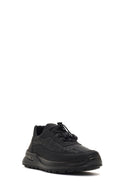 Men's Black Thick-Soled Leather Sneaker | Derimod Men's Black Thick-Soled Leather Sneaker | Derimod
