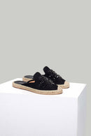 Women's Beaded Espadrille Slippers | Derimod Women's Beaded Espadrille Slippers | Derimod
