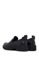 Kadın Siyah Deri Maskülen Loafer | Derimod Kadın Siyah Deri Maskülen Loafer | Derimod