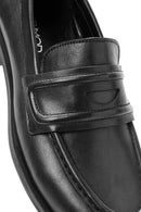 Kadın Siyah Klasik Deri Loafer | Derimod Kadın Siyah Klasik Deri Loafer | Derimod
