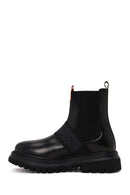 Harley Davidson Male Black Polperro Leather Chelsea Boots | Derimod Harley Davidson Male Black Polperro Leather Chelsea Boots | Derimod