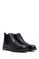 Male Black Leather Chelsea Boots | Derimod Male Black Leather Chelsea Boots | Derimod
