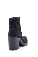 Women's Heeled Silvery Boots | Derimod Women's Heeled Silvery Boots | Derimod