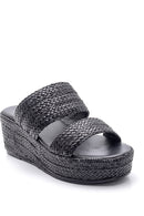 Women's Straw Knitted Slippers | Derimod Women's Straw Knitted Slippers | Derimod