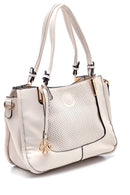 Women's Patterned Shoulder Bag | Derimod Women's Patterned Shoulder Bag | Derimod