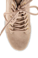 Women's Suede High Top Sneaker | Derimod Women's Suede High Top Sneaker | Derimod
