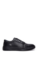 Erkek Siyah Deri Casual Sneaker | Derimod Erkek Siyah Deri Casual Sneaker | Derimod