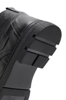 Men's Black Zippered Leather Casual Boots | Derimod Men's Black Zippered Leather Casual Boots | Derimod