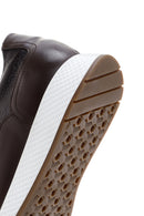 Men's Brown Thick Sole Leather Casual Sneaker | Derimod Men's Brown Thick Sole Leather Casual Sneaker | Derimod