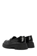 Kadın Siyah Deri Maskülen Loafer | Derimod Kadın Siyah Deri Maskülen Loafer | Derimod