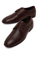 Male Brown Lace-Up Leather Classic Shoes | Derimod Male Brown Lace-Up Leather Classic Shoes | Derimod
