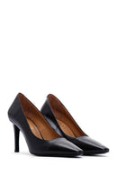 Women's Black Leather Stiletto | Derimod Women's Black Leather Stiletto | Derimod