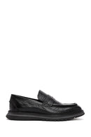 Men's Black Leather Casual Loafer | Derimod Men's Black Leather Casual Loafer | Derimod