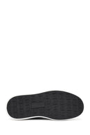 Erkek Siyah Bağcıklı Kalın Tabanlı Deri Sneaker | Derimod Erkek Siyah Bağcıklı Kalın Tabanlı Deri Sneaker | Derimod