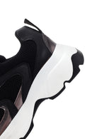 Women's Black Thick Soled Sneaker | Derimod Women's Black Thick Soled Sneaker | Derimod