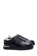 Men's Black Leather Sneaker | Derimod Men's Black Leather Sneaker | Derimod