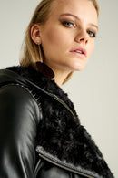 Cindy Women's Leather Jacket | Derimod Cindy Women's Leather Jacket | Derimod