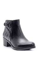 Women's Quilted Leather Boots | Derimod Women's Quilted Leather Boots | Derimod