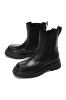 Women's Black Leather Chelsea Boots | Derimod Women's Black Leather Chelsea Boots | Derimod
