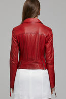Amore Women's Leather Jacket | Derimod Amore Women's Leather Jacket | Derimod
