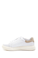 Men's White Leather Sneaker | Derimod Men's White Leather Sneaker | Derimod