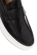 Men's Black Leather Casual Loafer | Derimod Men's Black Leather Casual Loafer | Derimod
