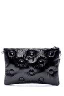 Women's Crinkled Patent Leather Portfolio | Derimod Women's Crinkled Patent Leather Portfolio | Derimod