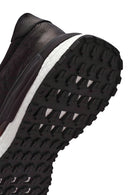 Erkek Siyah Bağcıklı Nubuk Deri Sneaker | Derimod Erkek Siyah Bağcıklı Nubuk Deri Sneaker | Derimod