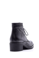 Women's Lace-Up Leather Boots | Derimod Women's Lace-Up Leather Boots | Derimod