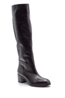 Women's Heeled Leather Boots | Derimod Women's Heeled Leather Boots | Derimod